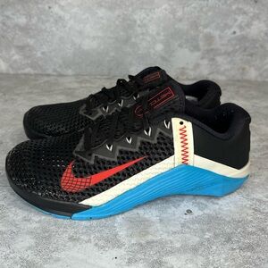 Nike Metcon 6 'Black Light Blue Fury' CK9388-070 Men’s‎ 7.5